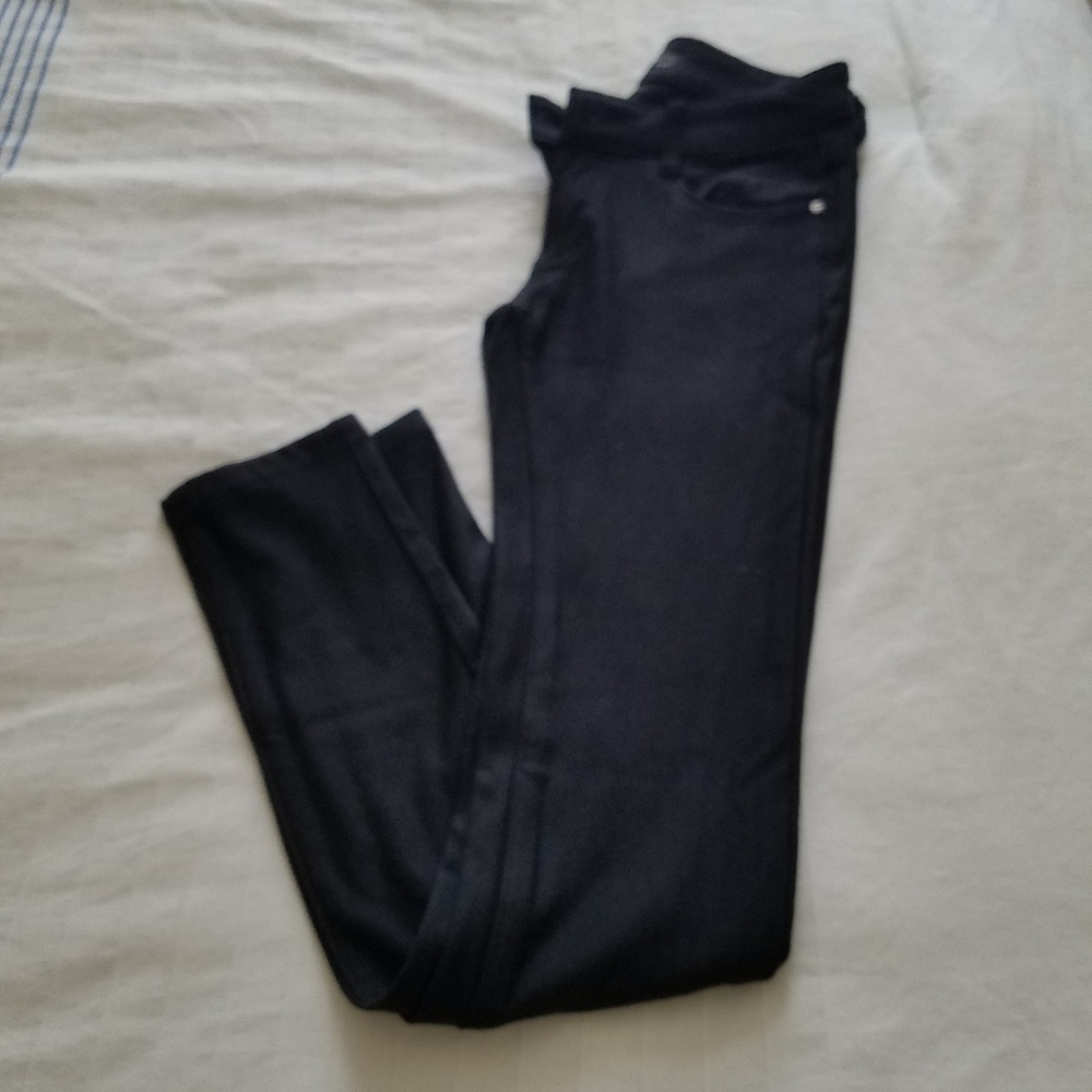 Black Skinny Low Rise Ponte Leggings from Greece - size Small